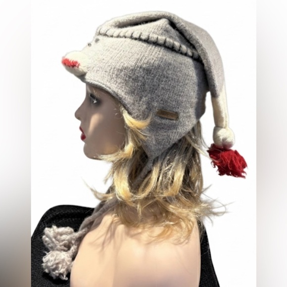 Delux Sock Monkey Wool Winter Hat Knit
Beanie Cap Pom Pom - Picture 4 of 10